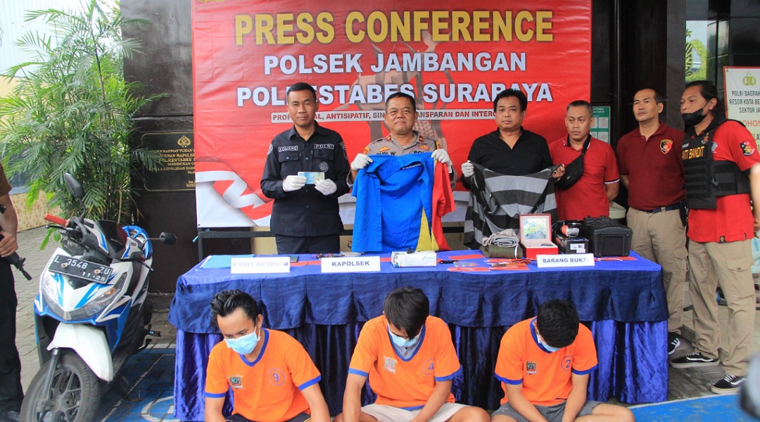 Pelaku Pembobolan Minimarket Jalan Bibis Karah Berhasil Diringkus, Unit Reskrim Polsek Jambangan Terima Apresiasi