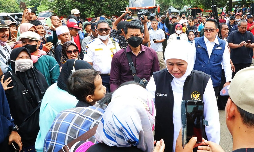 Gubernur Khofifah Berangkatkan 24 Bus Mudik Gratis Jakarta-Jatim,