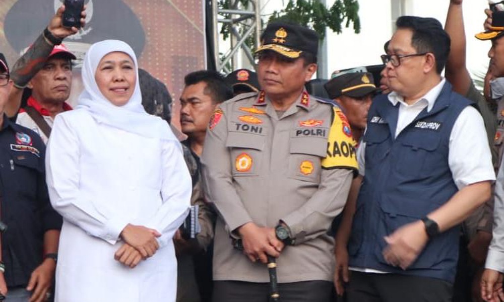 Peringatan Hari Buruh Internasional di Surabaya Berjalan Aman, Damai dan Kondusif