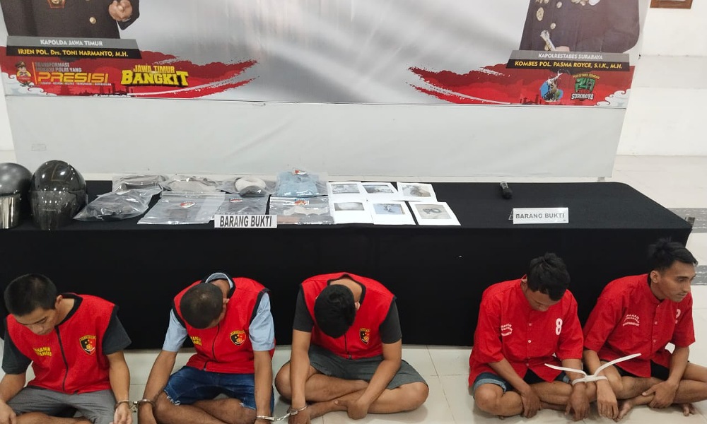 Satreskrim Polrestabes Surabaya Berhasil Ungkap Kasus Curanmor