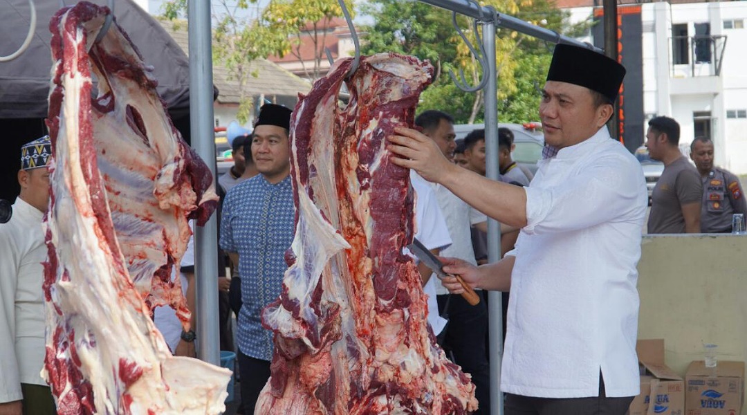 Polrestabes Surabaya gelar solat Idul Adha dan Kurban