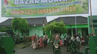 Jelang Idul Fitri 2023, Kodim 0831 Surabaya Timur Gelar Bazar Murah